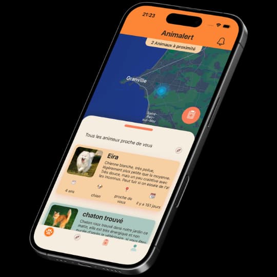 animalert app screenshot